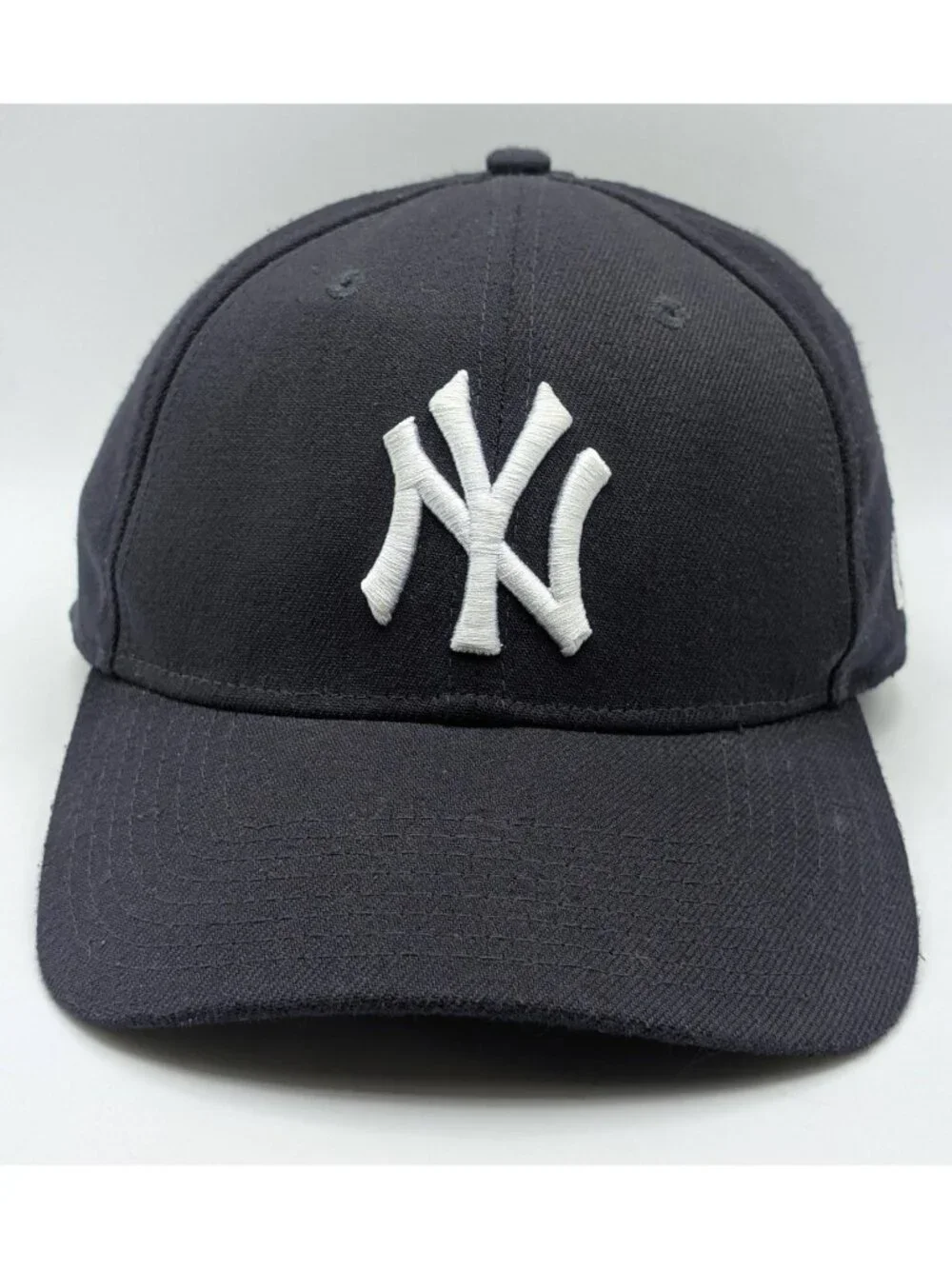 New Era NY New York Yankees Baseball Hat Cap M/L Blue 39Thirty Fitted Stretch